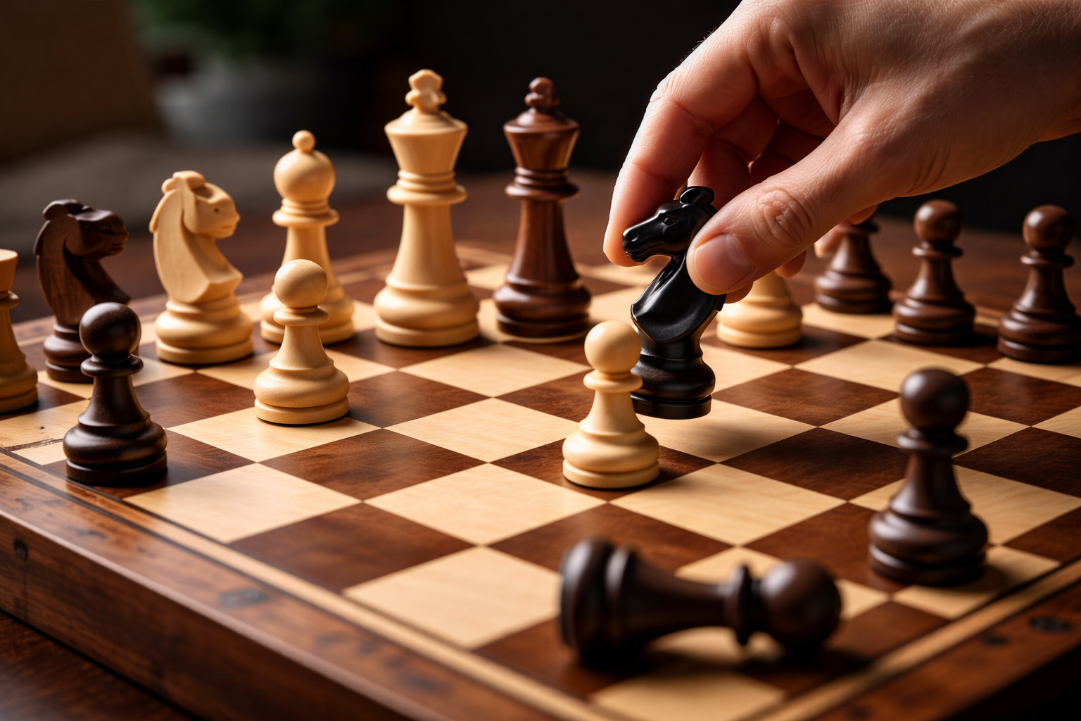 Chess board and pieces